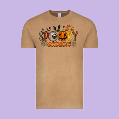 Spooky Season Vintage Tee Designed By Racoondesign