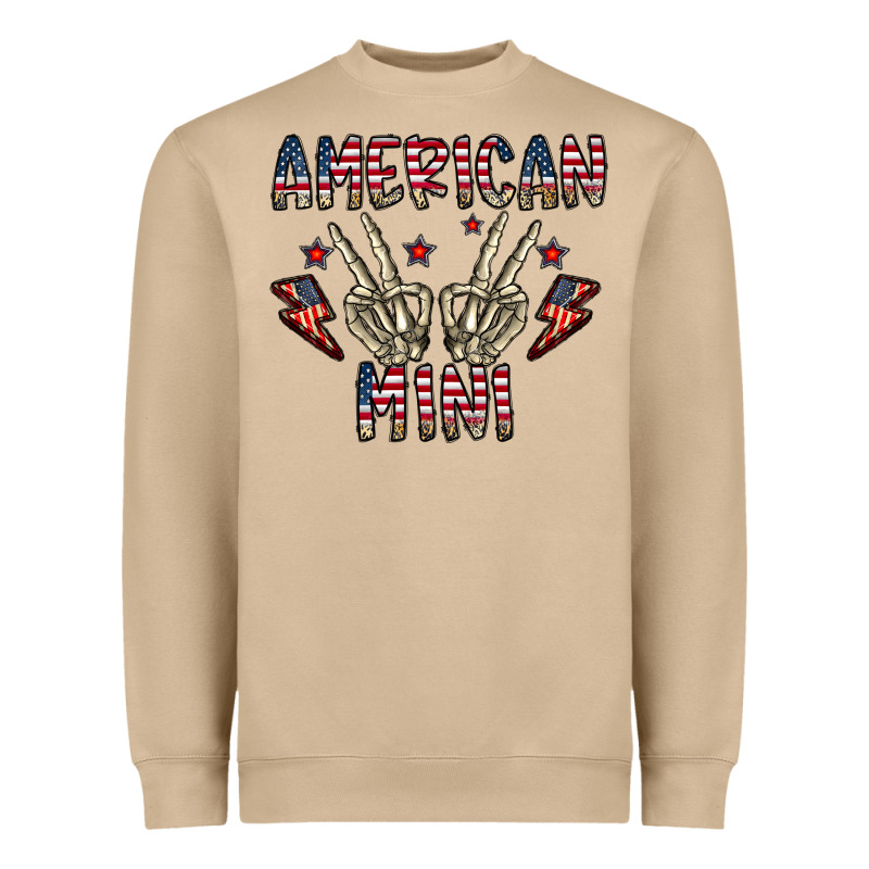 American Mini Heavyweight Sweatshirt by CowhideDigitalArt | Teevron