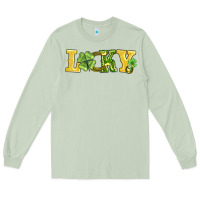 Matcha lucky horseshoe and four leaf clover Long Sleeve Tee - AdoDesignShop