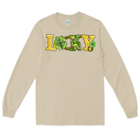 Mushroom lucky horseshoe and four leaf clover Long Sleeve Tee - AdoDesignShop