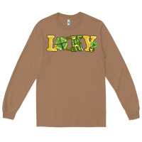 Toasted Coconut lucky horseshoe and four leaf clover Long Sleeve Tee - AdoDesignShop