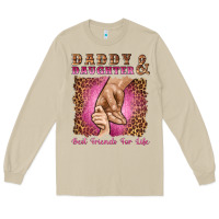 Mushroom daddy and daughter best friends for life Long Sleeve Tee - Artiststas