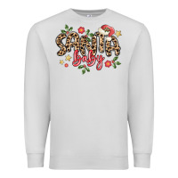 Dove Grey santa baby Premium Sweatshirt - MaliasSmallBusiness