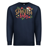 Navy santa baby Premium Sweatshirt - MaliasSmallBusiness