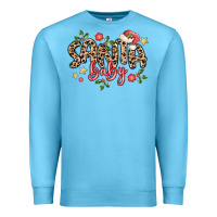 Ocean Blue santa baby Premium Sweatshirt - MaliasSmallBusiness
