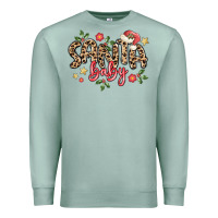 Seafoam santa baby Premium Sweatshirt - MaliasSmallBusiness