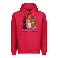 Cardinal cat mom  life gnome Premium Hoodie - BarkalooDesign