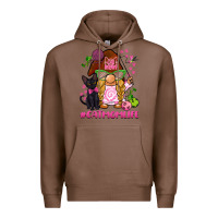 Chestnut cat mom  life gnome Premium Hoodie - BarkalooDesign