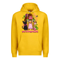 Lemon cat mom  life gnome Premium Hoodie - BarkalooDesign