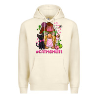 Sandshell cat mom  life gnome Premium Hoodie - BarkalooDesign