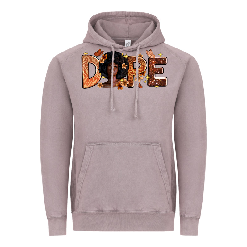Dope Melanin Vintage Hoodie by Zillion Design Studio | Teevron
