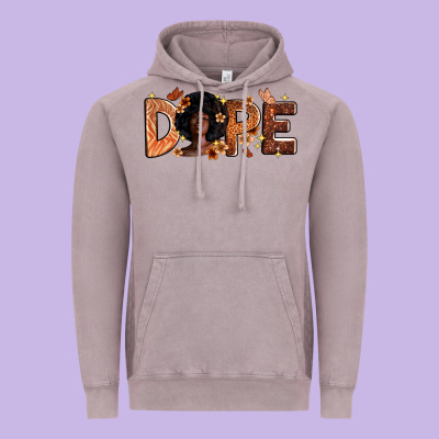 Dope Melanin Vintage Hoodie Designed By Zillion Design Studio