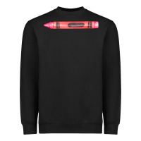 Black pink crayon fa element Heavyweight Sweatshirt - FaDigitalArtStudio