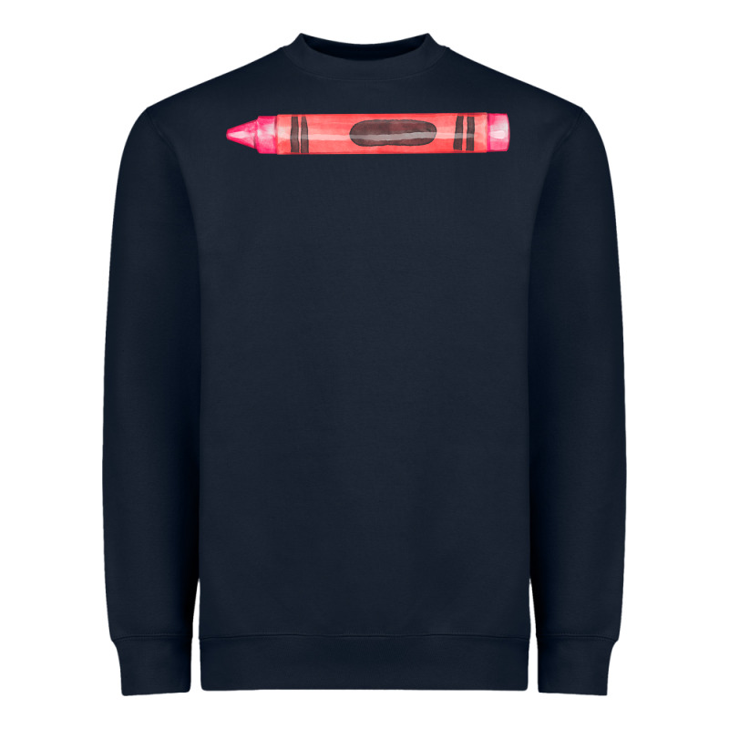 Pink Crayon Fa Element Heavyweight Sweatshirt by FaDigitalArtStudio | Teevron