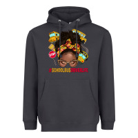 Smoke school bus driver life afro messy bun Heavyweight Hoodie - NancyCooperArtShop