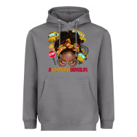 Storm school bus driver life afro messy bun Heavyweight Hoodie - NancyCooperArtShop