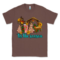 Chestnut tis the seasin with christmas cake abd jesus Classic Tee - AdoDesignShop