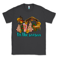 Smoke tis the seasin with christmas cake abd jesus Classic Tee - AdoDesignShop