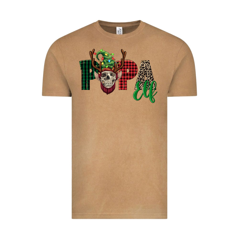 Papa Elf Skull Vintage Tee by FaDigitalArtStudio | Teevron
