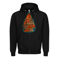 Black wooden arrowhead Zipper Hoodie - Jasminsmagicworld