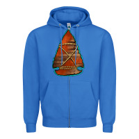 True Royal wooden arrowhead Zipper Hoodie - Jasminsmagicworld