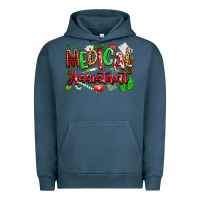 Pigment Midnight Navy christmas medical assistant Urban Hoodie - texasbilliewilder