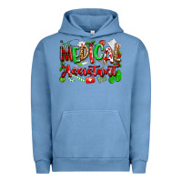 Pigment Pebble Blue christmas medical assistant Urban Hoodie - texasbilliewilder
