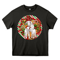 Asphalt christmas goat family ornament Heavy Core Tee - Artiststas