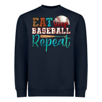Eat Sleep Baseball Repeat Heavyweight Sweatshirt | Teevron