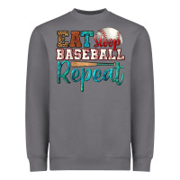 Storm eat sleep baseball repeat Heavyweight Sweatshirt - HRA Design Shop
