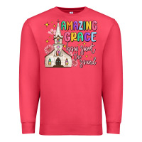 Cardinal amazing grace how sweet the sound Premium Sweatshirt - MaliasSmallBusiness