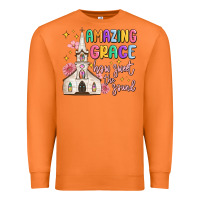 Carrot amazing grace how sweet the sound Premium Sweatshirt - MaliasSmallBusiness