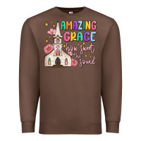 Chestnut amazing grace how sweet the sound Premium Sweatshirt - MaliasSmallBusiness