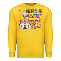 Lemon amazing grace how sweet the sound Premium Sweatshirt - MaliasSmallBusiness