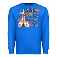 True Royal amazing grace how sweet the sound Premium Sweatshirt - MaliasSmallBusiness