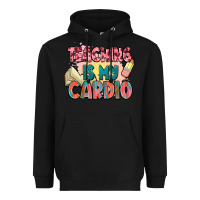 Black teaching is my cardio Heavyweight Hoodie - NancyCooperArtShop