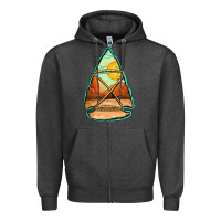 Charcoal Heather western desert arrowhead Zipper Hoodie - Jasminsmagicworld