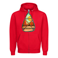 Red western desert arrowhead Zipper Hoodie - Jasminsmagicworld