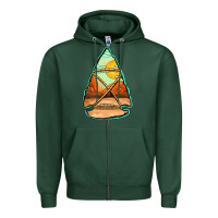 Sports Green western desert arrowhead Zipper Hoodie - Jasminsmagicworld