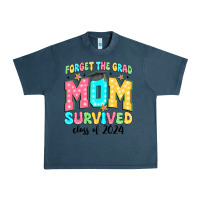 Midnight Navy forget the grad mom survived class of 2024 Urban Heavy Tee - JahusDesignShop