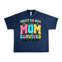 Navy forget the grad mom survived class of 2024 Urban Heavy Tee - JahusDesignShop