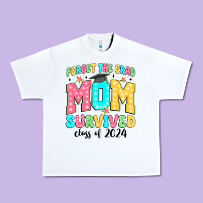 Forget The Grad Mom Survived Class Of 2024 Urban Heavy Tee Designed By Jahusdesignshop