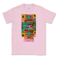 Bubblegum Pink raised 90's country guitar cactus sunflower's 12 oz can cooler  (slim) Classic Tee - Artiststas