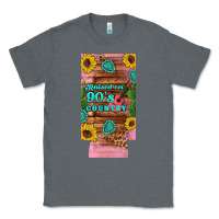 Charcoal Heather raised 90's country guitar cactus sunflower's 12 oz can cooler  (slim) Classic Tee - Artiststas