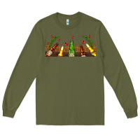 Army Green beer party for christmas Long Sleeve Tee - AdoDesignShop