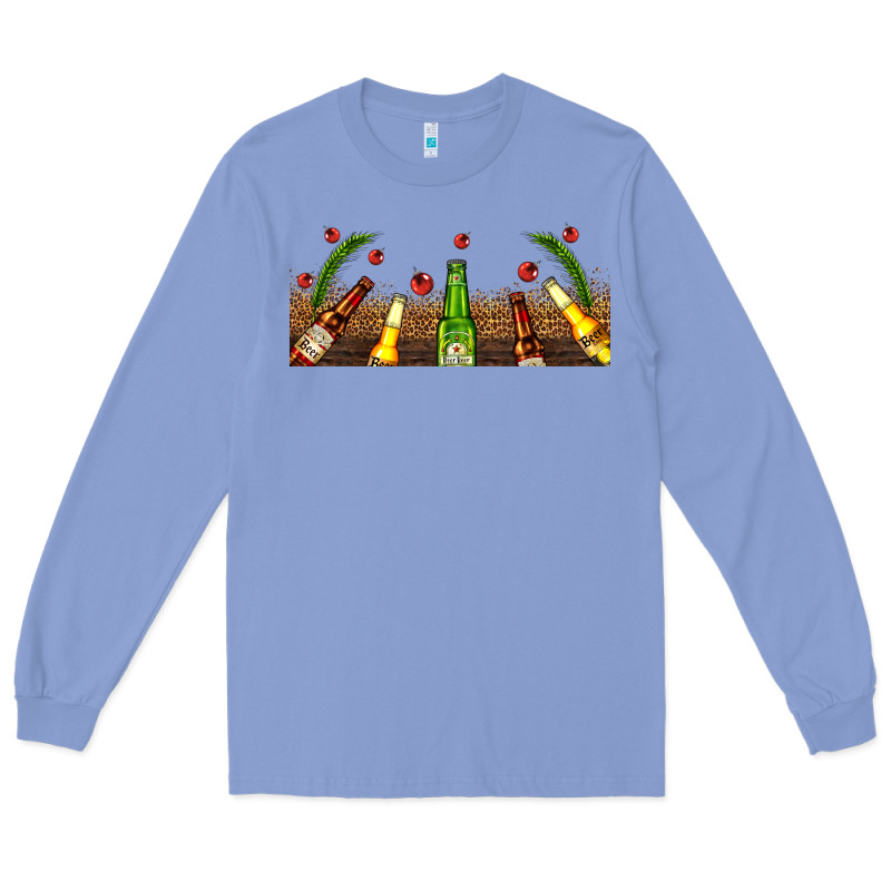 Beer Party For Christmas Long Sleeve Tee by AdoDesignShop | Teevron