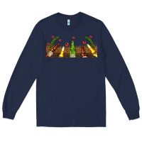 Navy beer party for christmas Long Sleeve Tee - AdoDesignShop