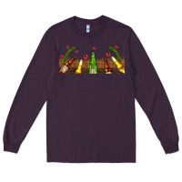 Plum beer party for christmas Long Sleeve Tee - AdoDesignShop