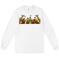 White beer party for christmas Long Sleeve Tee - AdoDesignShop