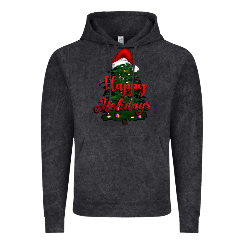 Happy Holidays Christmas Tree Vintage Hoodie by RanaPortraitStore | Teevron